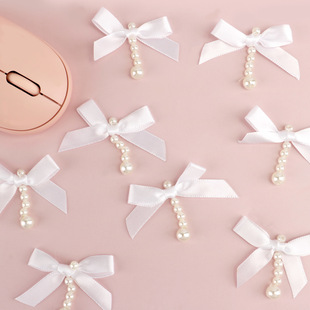 Ready Supply of Intimates Suspender Accessories, Polyester Ribbon, Handmade Bow, DIY Hanging Beads, Decorative Butterfly Flower