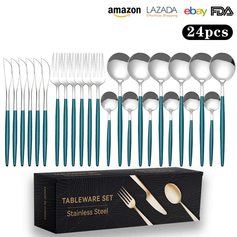 그린 실버 24 개 세트 "치약 상자"