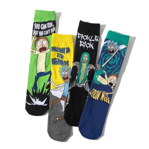 Cotton anime themed socks cartoon mid-tube socks animation trend cartoon socks cross-border long-tube personalized socks