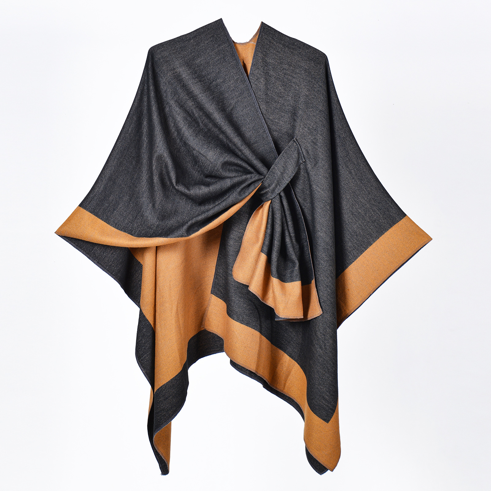 Barra oblicua de doble borde negra y amarilla