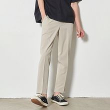 夏季小西裤男宽松直筒九分裤子垂感韩版长裤潮流休闲裤