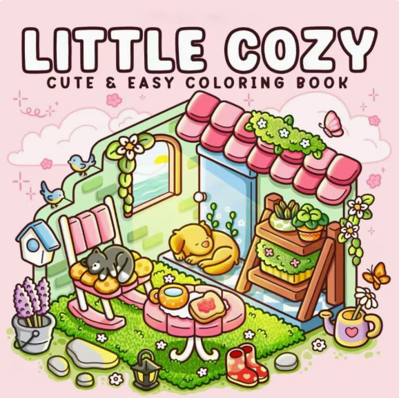 Libro de Colorear Anti-Estrés de 48 Páginas de Papel