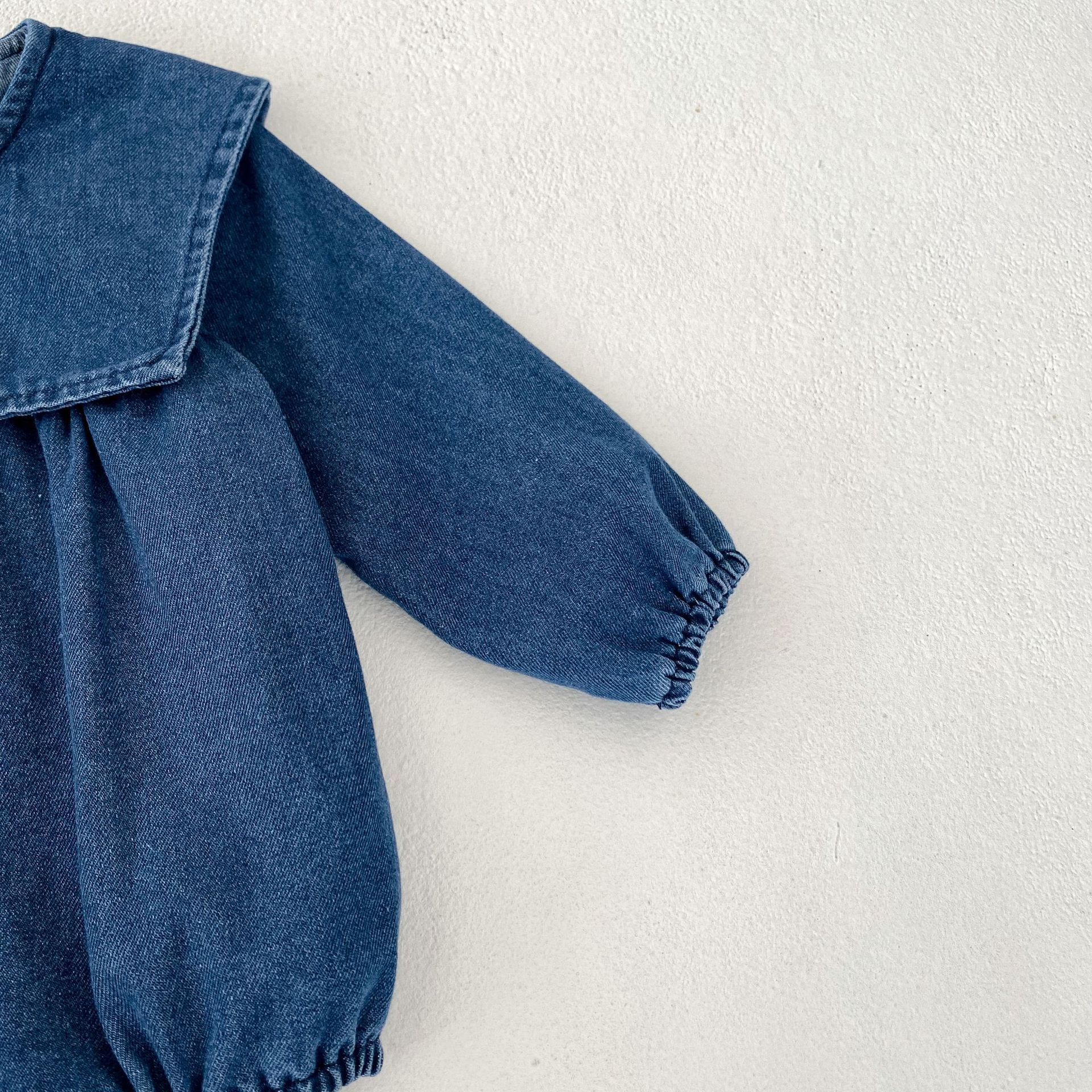 Jesenske kavbojke za dojenčke Ins2024, sestre, ljubke, nosijo velike reverje in krilo_voghion.com