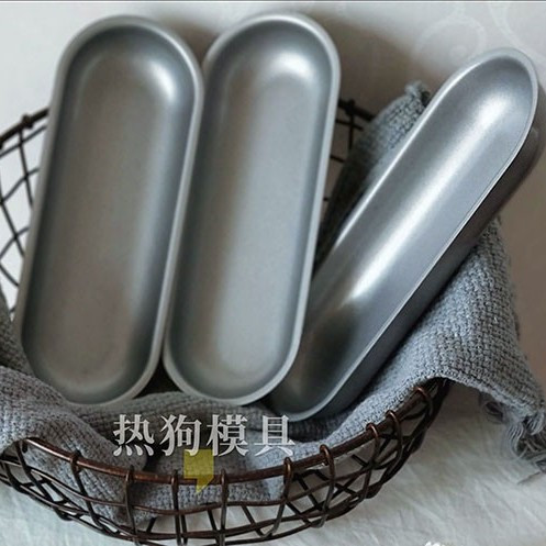 金色不沾创意烘焙香肠模具火腿盒DIY热狗模具烘焙蛋肠盒食品级