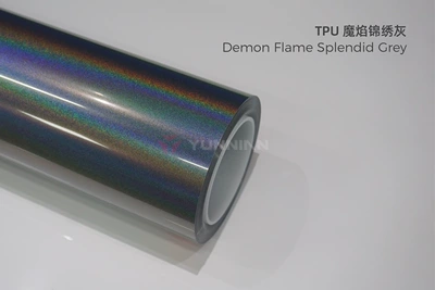 Film Casting-Grade Color-Changing Car Wrap – Automotive Film - 15215m-5-years-warranty-tpu-splendid-gray-water-sticker