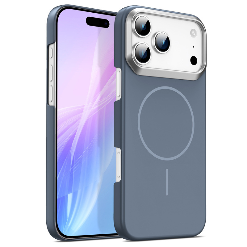 金甲肤感细圈磁吸适用iPhone17PROMAX磨砂手机壳苹果16高级感防摔|undefined