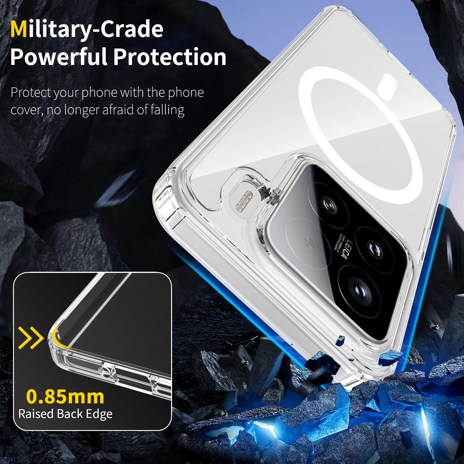 El comercio exterior es aplicable a Xiaomi 15Ultra dos en un conjunto de cerveza magnética caja de absorción de alta permeabilidad 15pro fábrica de caja de teléfono móvil a prueba de caídas