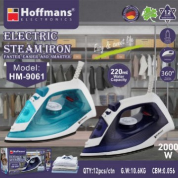 Export Hoffmans Iron 9061 Steam Iron 12Pcs/Ctn 0.056Cbm