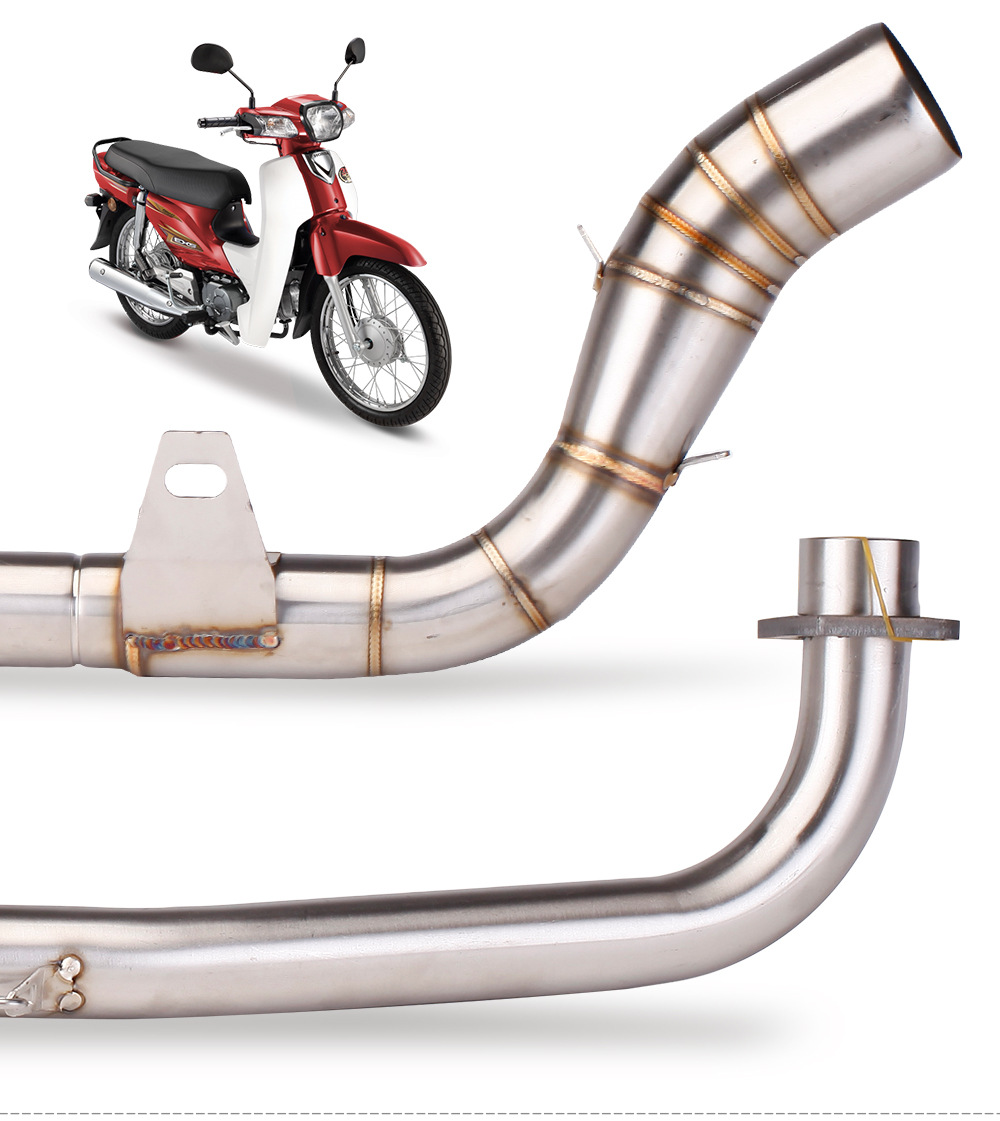 Motorcycle Modification Accessories Ex5 Dream Front Section Ex5 Real Carbon Fiber Exhaust Pipe Non-Destructive Modification