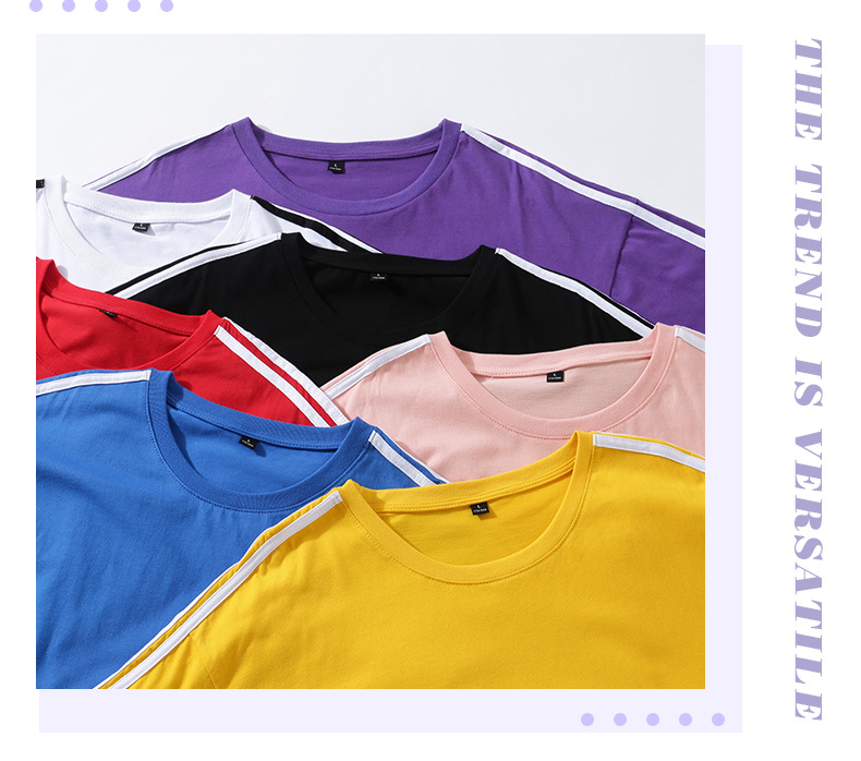Striped drop shoulder short sleeve details_13.jpg