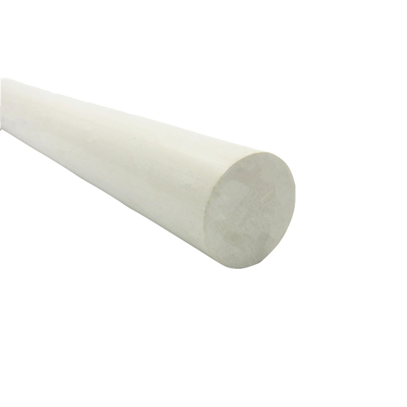 厂家塑料挤出产品PVC棒材大口径圆棒耐高温白色实心塑料棒