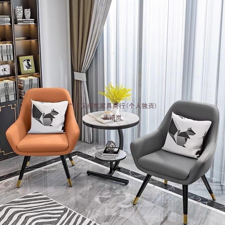 Balcony Table and Chair Set, One Table and Two Chairs, Three-Piece Outdoor Trendy Leisure Coffee Table, Sofa Table, Round Table