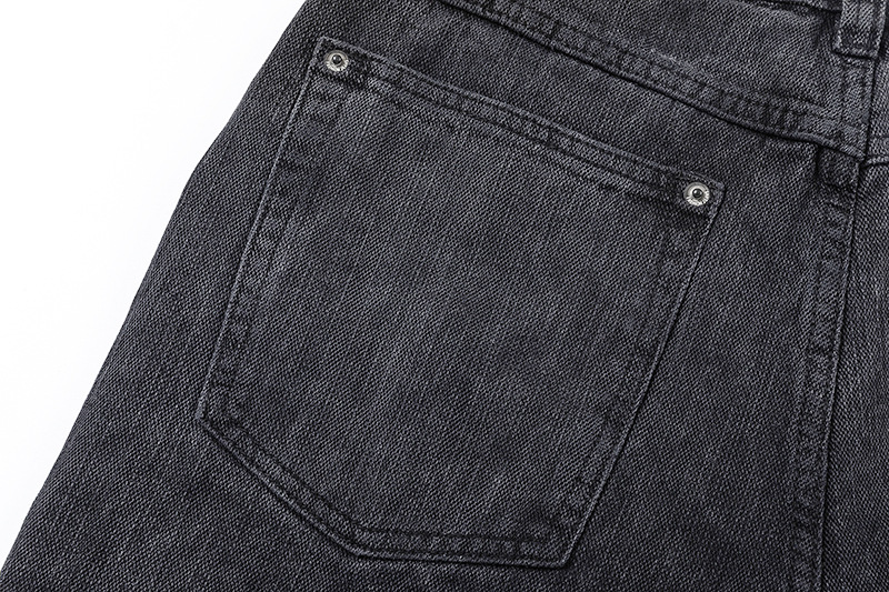 Modern Men's Jeans High Quality Washed Bamboo Denim Trousers_voghion.com