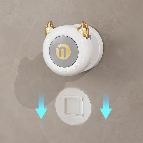 Mop clip for bathroom bathroom without punching, traceless and adhesiveless mop hook, strong load-bearing multi-functional hanger