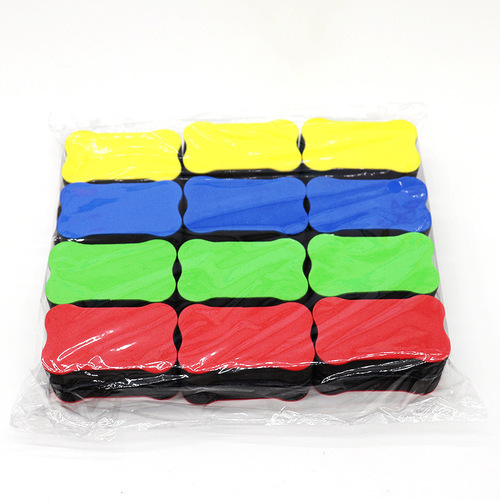 Small Bones EVA Board Eraser Children's Board Eraser Black and White Board Eraser One Piece Dropshipping EVA Magnetic Board Eraser