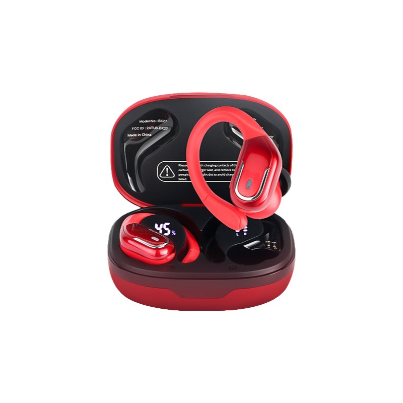 Nueva tecnología de reducción de ruido e-sports juego estéreo auricular inalámbrico montado en el oído deportes no pueden caer auriculares bluetooth