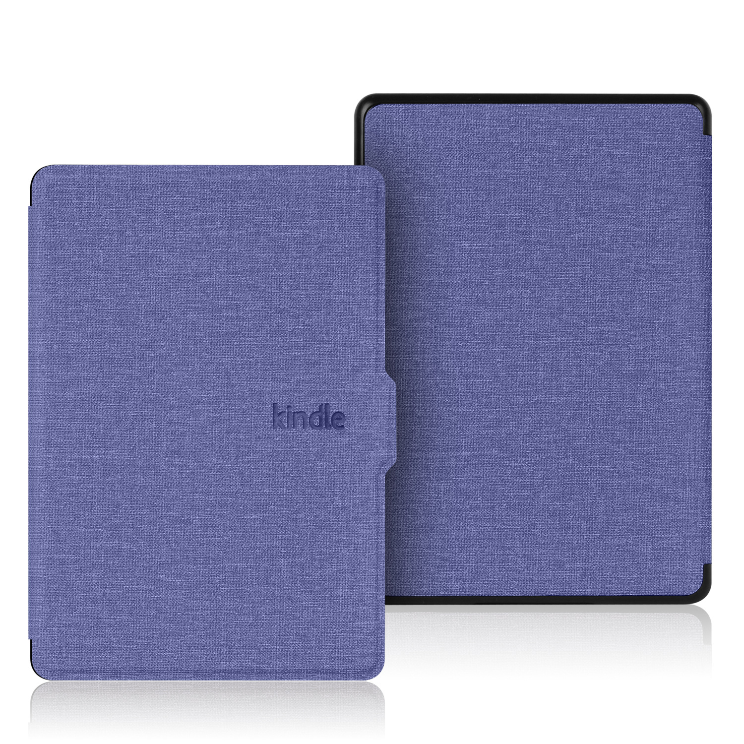Funda protectora adecuada para Kindle 2022, funda de cuero con estampado de lino, funda protectora edición juvenil
