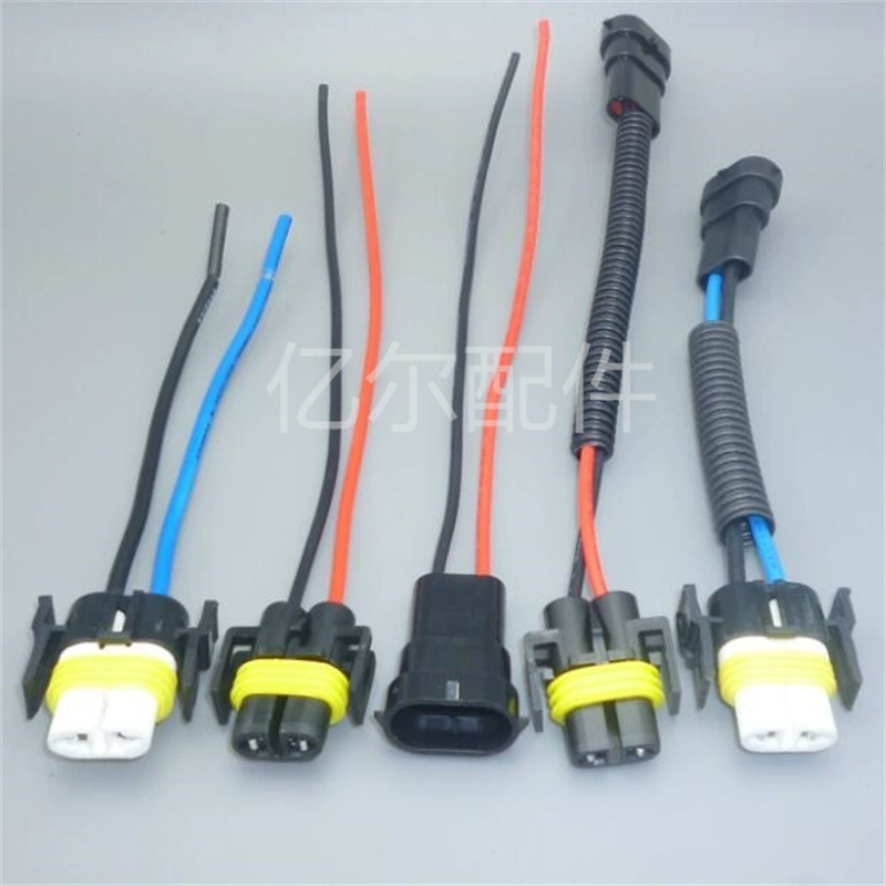 Цоколь автомобильной противотуманной фары Цоколь лампы H11 Держатель противотуманной фары H8 с разъемом для провода, устойчивый к высоким температурам держатель лампы