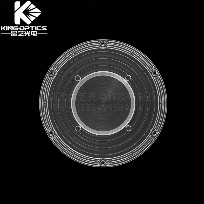 光学透镜 184mm-3环环形工矿灯透镜-120度-线性高压款 183*20.4mm