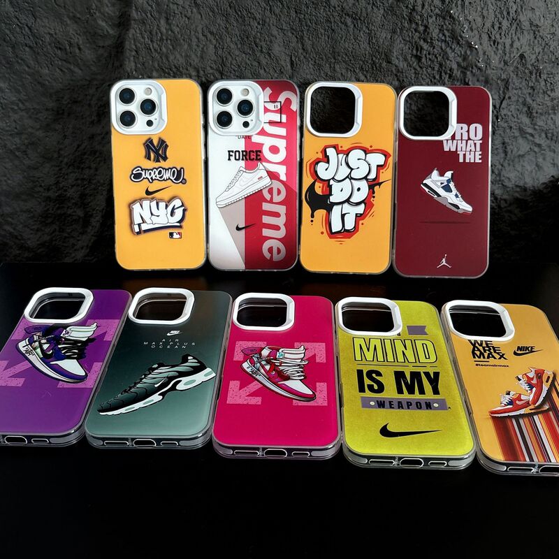 European and American Style Personalized Hook Sneakers Nike Suitable for Apple 17 Phone Case Iphone16 Trendy Brand 15Promax Anti-Fall European and American Style Personalized Hook Sneakers Nike Suitable for Apple 17 Phone Case Iphone16 Trendy Brand 15Promax Anti-Fall