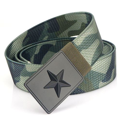 Camouflage 3.8cm canvas belt wholesale military training outer belt nylon tactical overalls belt dropshipping