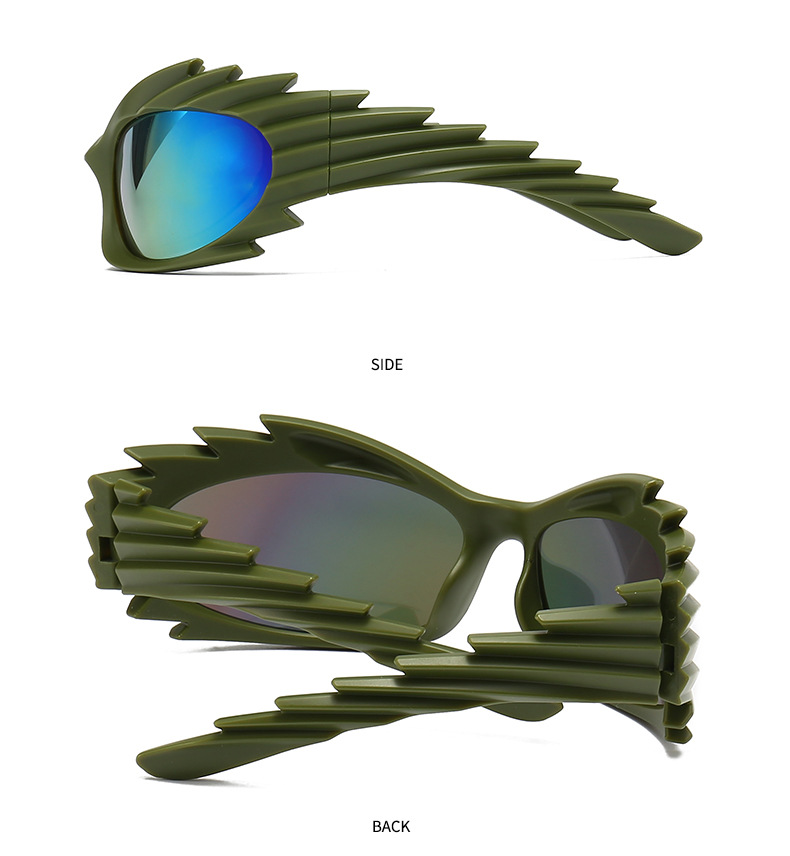 Hip-hop Streetwear Geometric Pc Square Full Frame Men's Sunglasses display picture 1