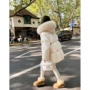 冬季保暖中长款学生棉服