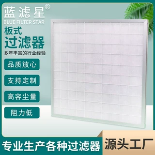 厂家生产防尘G4初效铝框板式可清洗过滤网 可清洗板式过滤器定制
