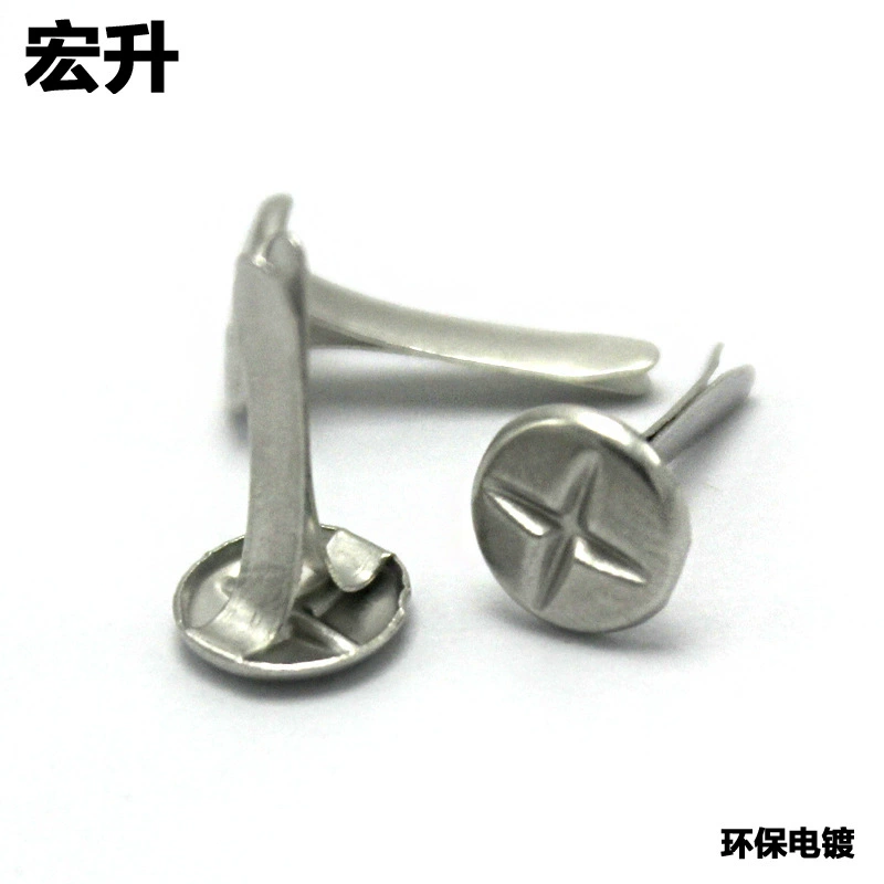 Круглая плоская головка 8 х 12 мм детская DIY Plus минус двухфутовый гвоздь одиннадцать символов двухфутовый гвоздь матовый белый серебристый