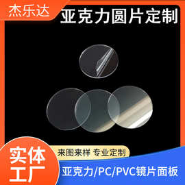 亚克力透明片防刮花手电筒镜片PMMA亚克力片加硬透明PC圆片