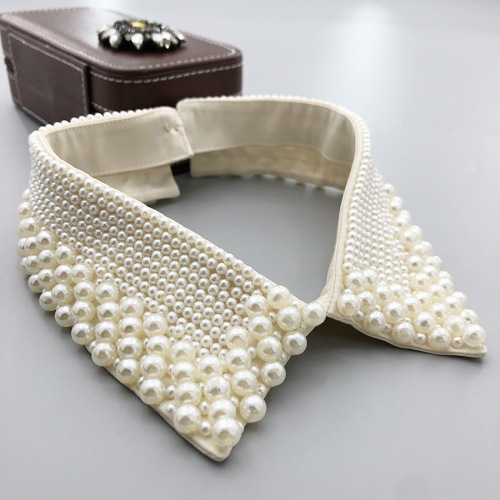 The high-end handmade pearl factory direct sales factory has a large number of various fake collars, beautiful neck and fashionable fake collars.