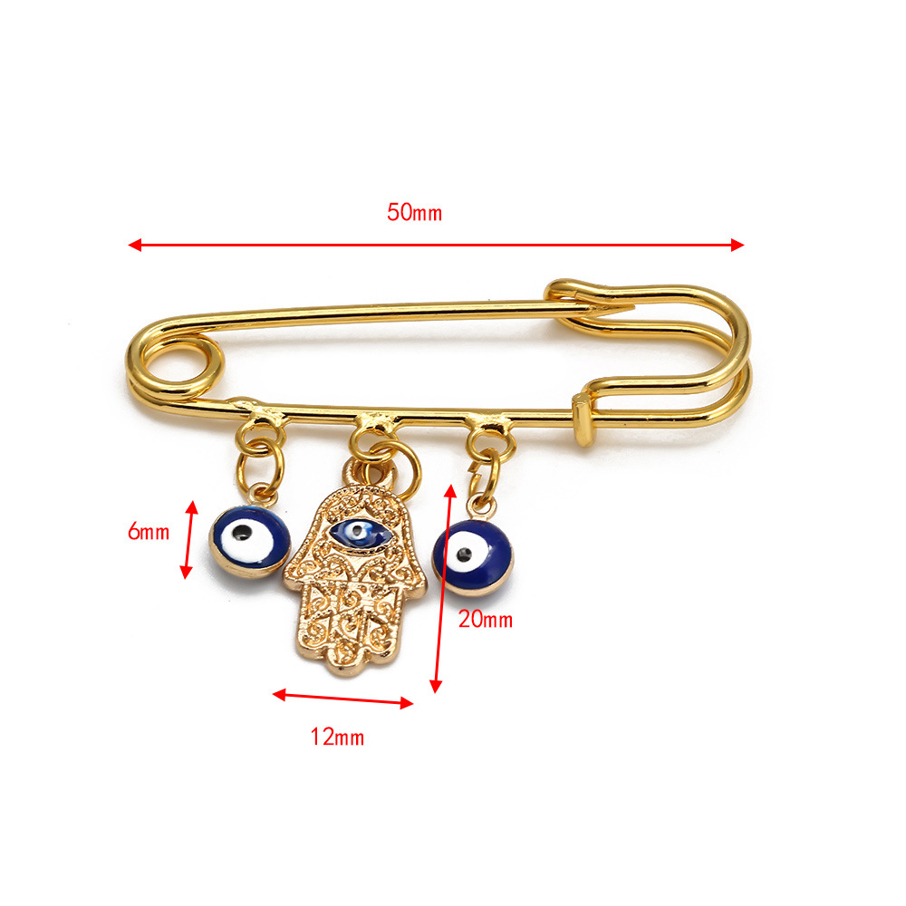 Simple Style Eye Alloy Plating Women's Brooches display picture 20