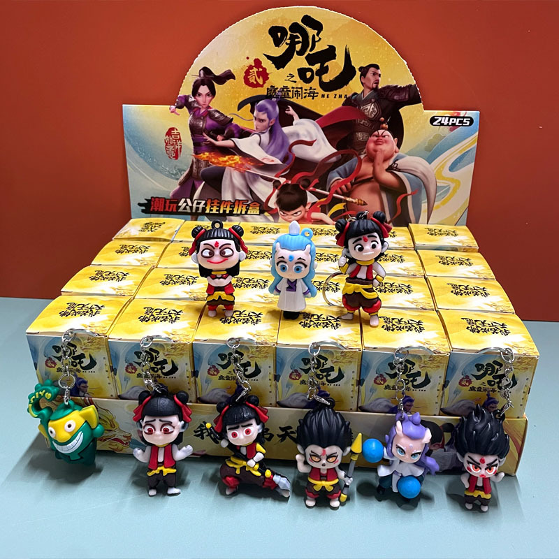 跨境圣诞节钥匙扣盲盒万圣节小挂件圣诞款式活动小礼品儿童盲盒|undefined