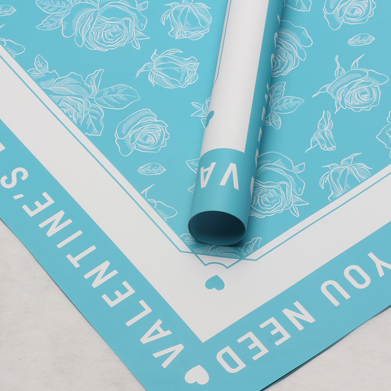Roland Rose Garden Floral impermeable Papel elegante DIY ramo de flores de papel de embalaje de flores materiales al por mayor transfronterizos de comercio exterior
