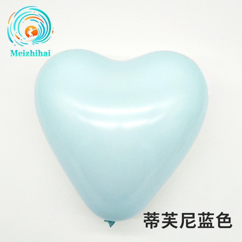 2.2g Matt Macaron Love Balloon Heart Balloon Impresión Decoración de la casa de boda Set de globos de boda