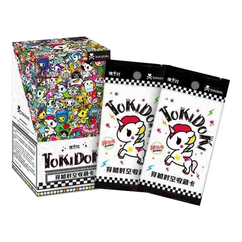 Коллекционная карточная серия tokidoki путешествует во времени и пространстве коллекционные карты единорог маленькая карточка слепая коробка Таоцидуоци оптом