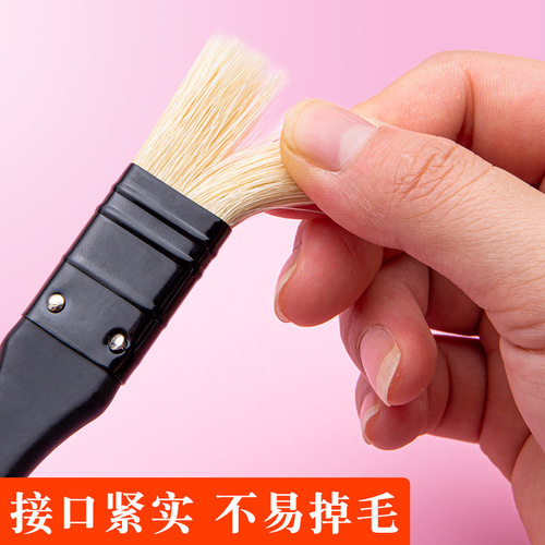 Water chalk set art special color acrylic brush fan-shaped oil painting wall painting bristle brush flat brush row pen