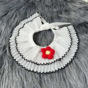Cat Cute Bib Sipper Pet Dog Flower Bib Baby Muppet Cat Clothes Decoration Accessories Accessories