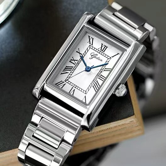 Duke of Lolin's High-End High-Quality Tank Diamond Watch for Women with High-Looking Quartz Watch Chinese Valentine's Day Selection Gift Hot Style