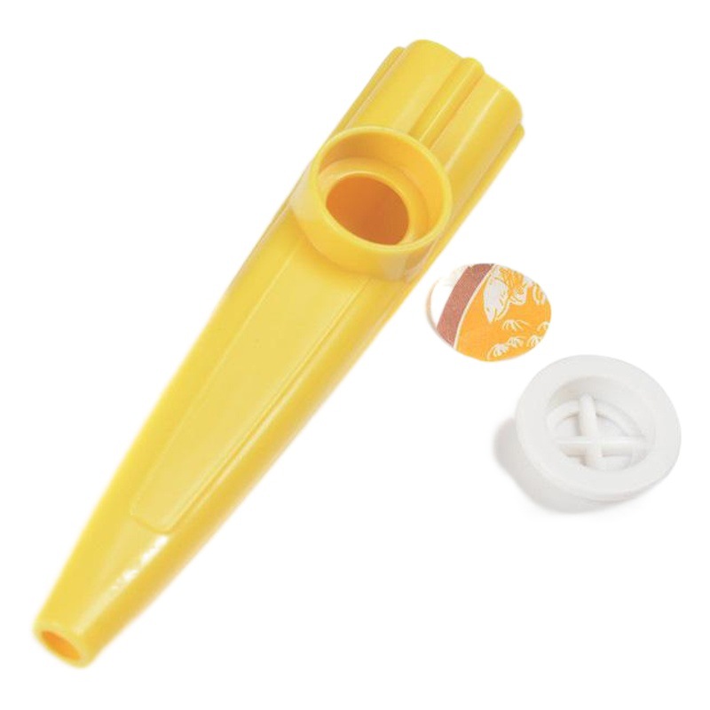 Plástico kazudi/acompañamiento instrumento musical/reemplazable flauta película/niños kazoo acompañamiento Juguete/Orff percusión