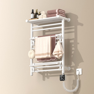Avanda Electric Heated Towel Rack Home Bath Towel Drying Rack Intelligent Electric Heated Constant Temperature Storage Rack App Control P16