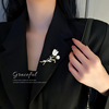 South Korean brooch, fashionable goods, jacket lapel pin, pin, accessory, internet celebrity, simple and elegant design