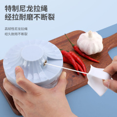 ひもを引いて野菜を切る器の手で肉をひく機の多機能の野菜を切る器の台所の餃子の餡の砕肉機はニンニクをつぶしてニンニクを引っ張る器をつぶします。