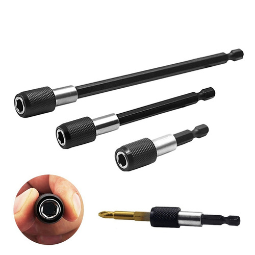 Hexagonal handle quick-release self-locking bit extension extension rod screwdriver quick-change connecting rod electric drill pneumatic screwdriver extension rod