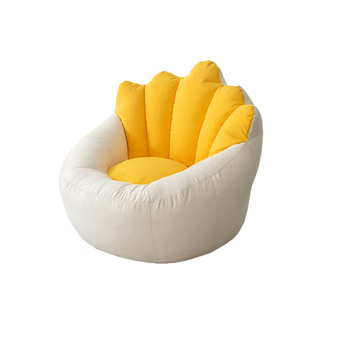 Laziness Sofa Chair Cover, Bean Bag Sofa Floor Cushion, Child Cotton Linen Floor Mat Seat Cover