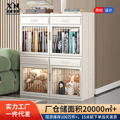 折りたたみ靴本棚棚無料設置ホームエントランスエントリ屋内シンプルな本棚収納キャビネットボックス防塵