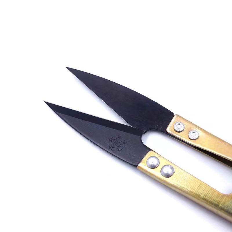 砂剪服装剪刀U型服装剪十字绣剪线头小剪刀大吉砂剪DJ108u形剪刀