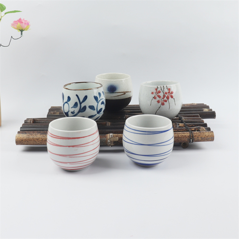 Japanese Style Steamed Egg Cup Japanese and Korean Restaurant Hotel Bowl Tea Cup Miso Soup Cup Hefeng Hotel Tea Bowl Steaming Cup