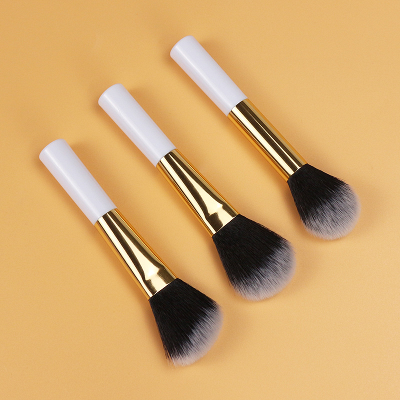 Mini solo cepillo de reparación cepillo suelto rubor cepillo principiante herramienta de maquillaje portátil cepillo de maquillaje de pie plana