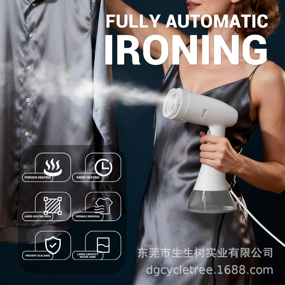 New Cross-Border Handheld Garment Steamer Household Portable Folding Steam Iron Travel Mini Steam Ironing Machine